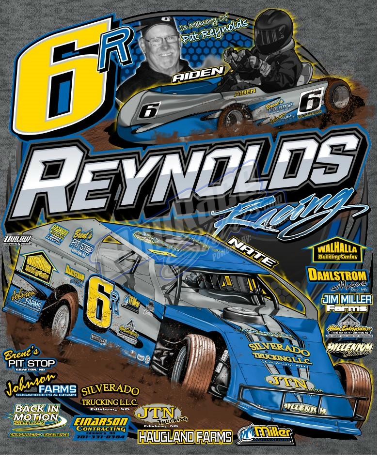 Custom dirt modified shirt design - Alex Grinager number 44