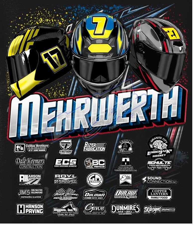 Custom dirt track shirt design - Long Racing number 71 car - Canby Minnesota