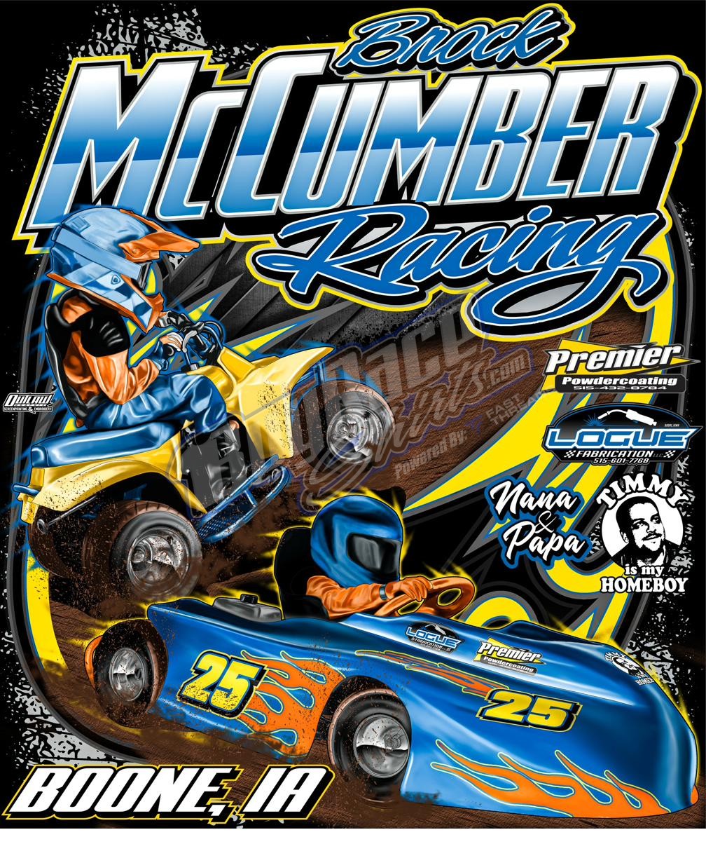 Custom dirt late model shirt design - Tyler Peterson number 1 - 2023 WISSOTA Late Model National Champion Hickson ND