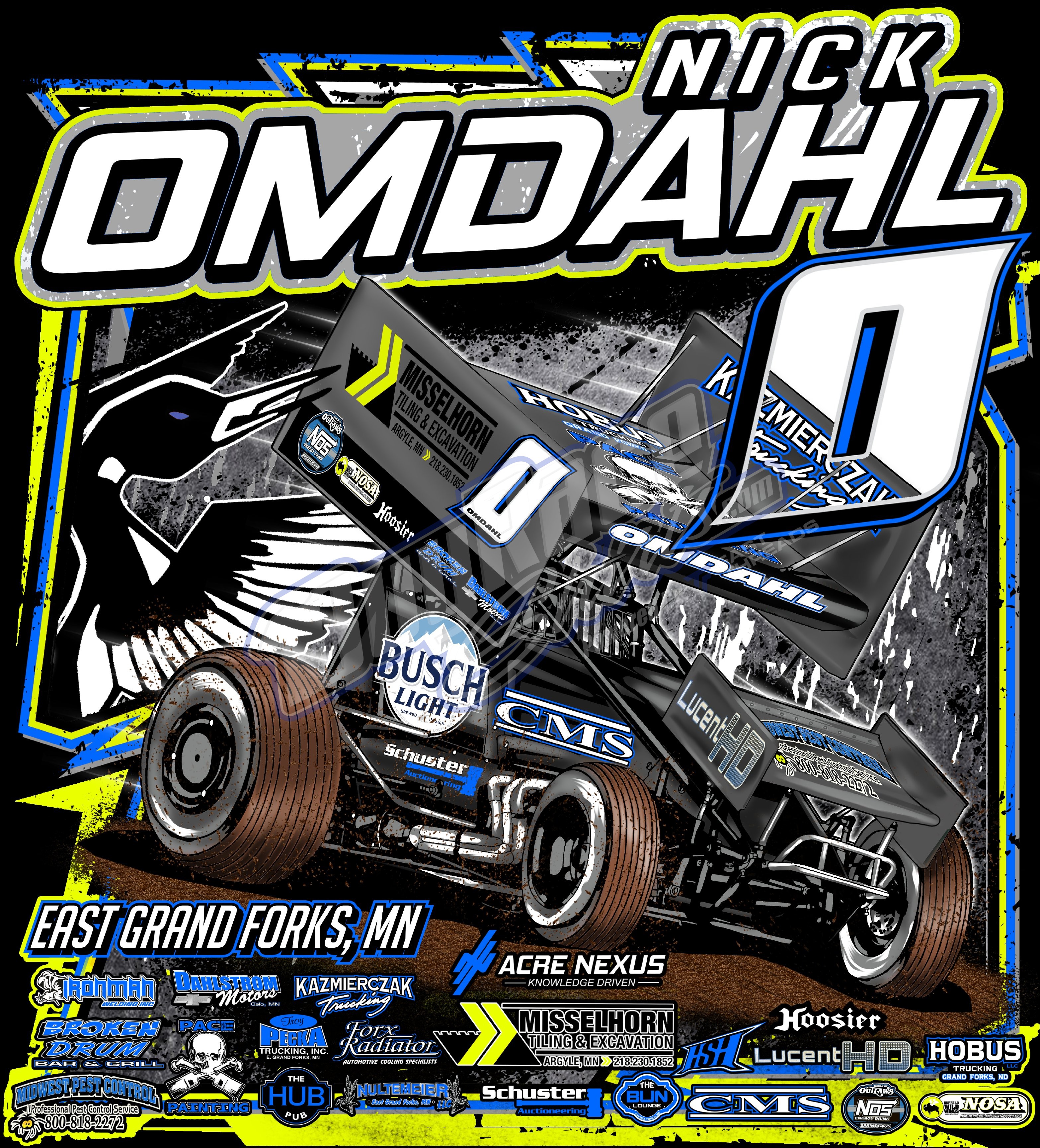 Custom racing shirt design