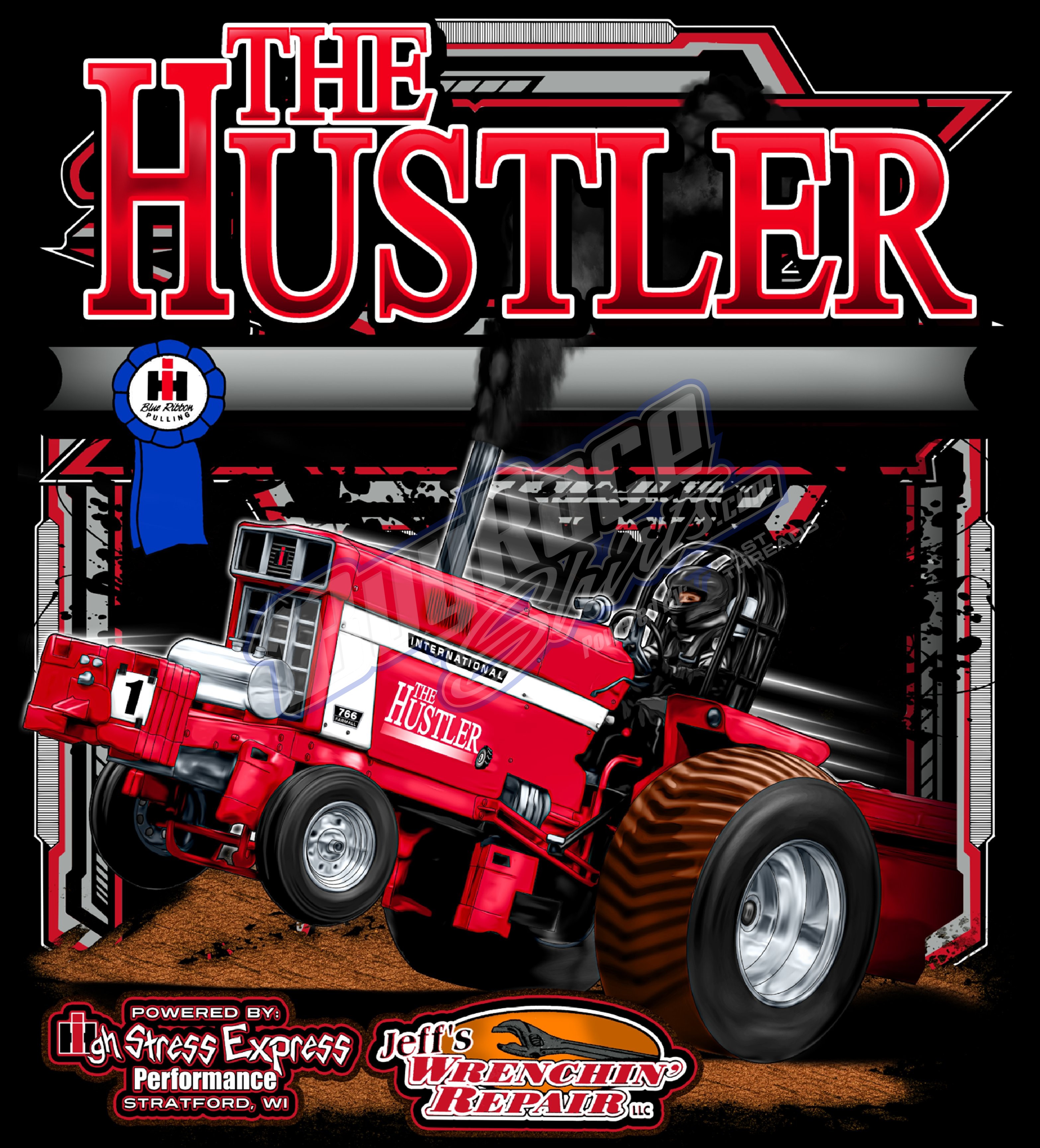 Custom racing shirt design